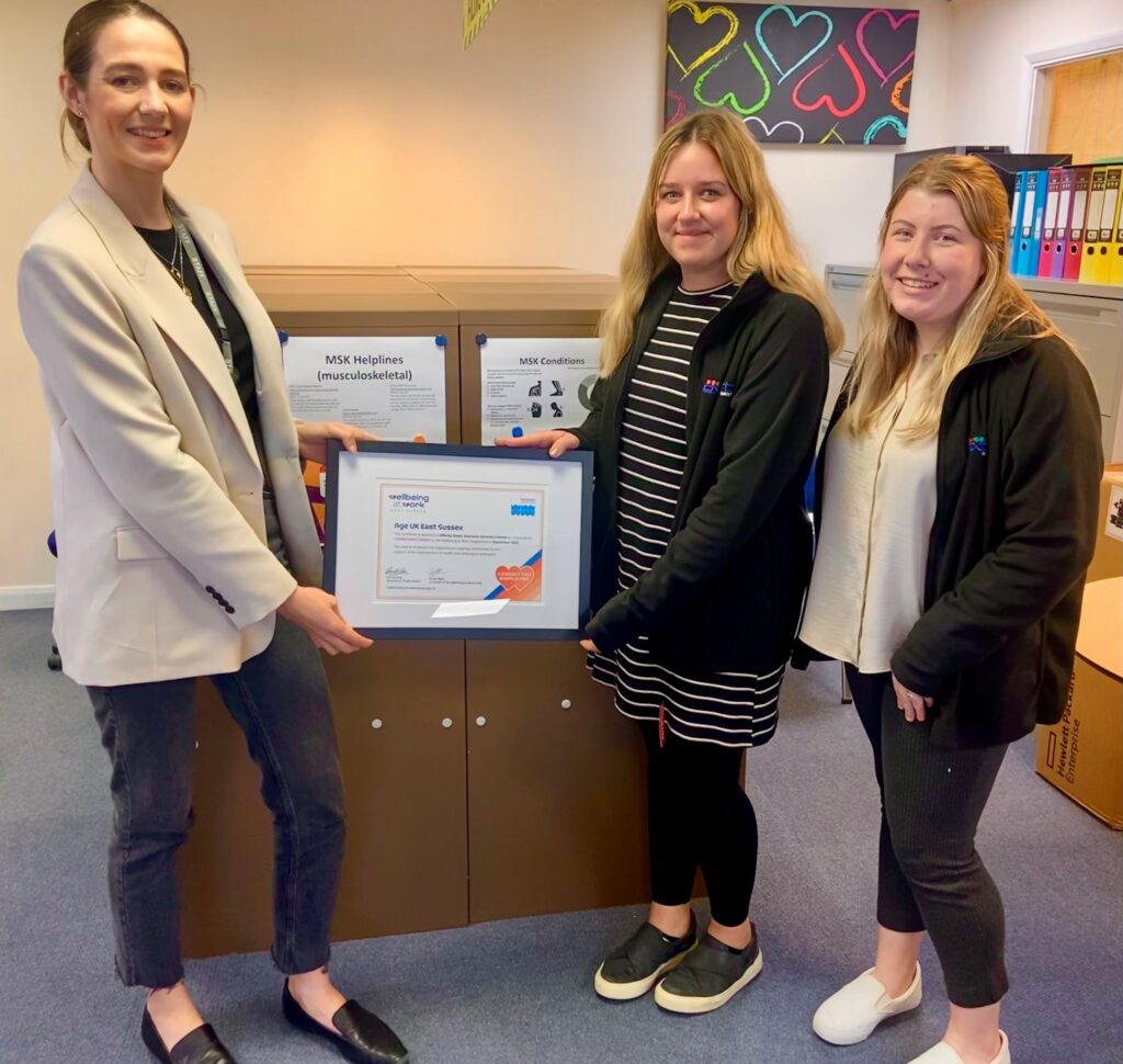 Pictured are East Sussex County Council’s Sarah Nash, Affinity Select Insurance Services Daisy Otway (General Insurance Clerk) and Naomi Penfold (Trainee Insurance Clerk)