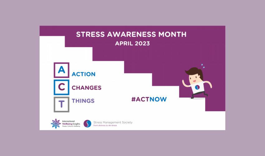 Stress Awareness Month campaign image